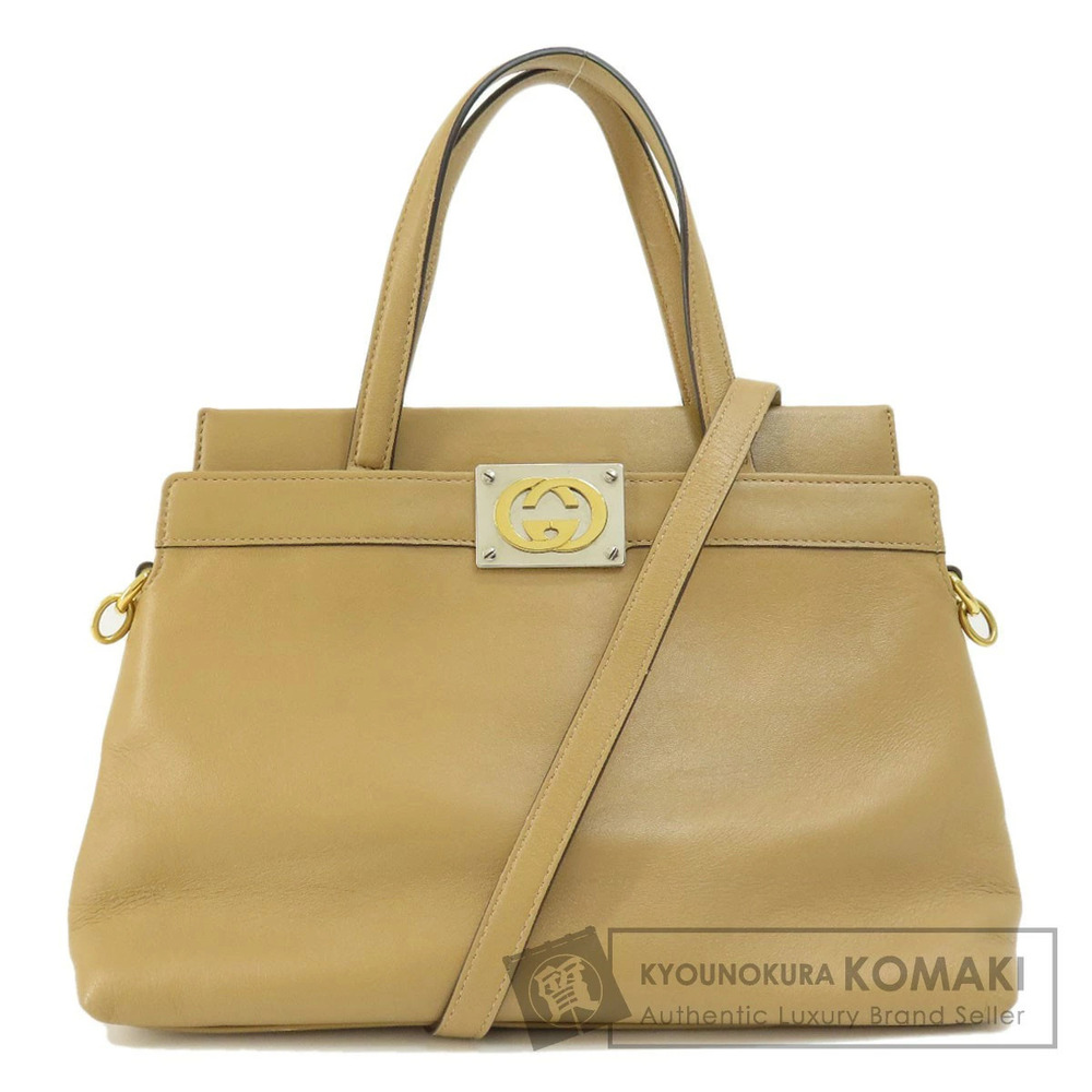 Gucci Linea Matisse top handle shoulder bag Beige Yellow